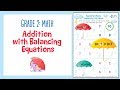 Balancing Addition Equations for 2nd Graders