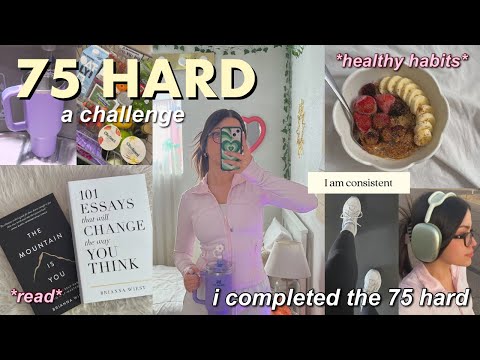 i completed the 75 HARD & it changed my life 🌱✨