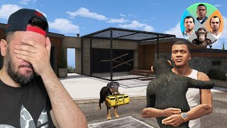 FRANKLIN CHOPU EVDEN ATTI MAYMUN ALDI - GTA 5 MODS