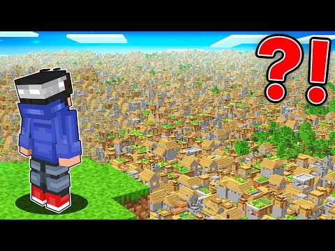 Endless Super Village in Minecraft