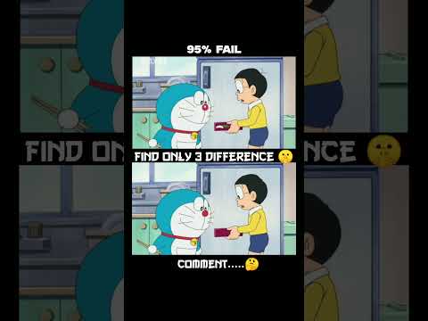 Find 3 difference 🧠🤯.. || #find #defrence #doreamongame # doraemon #trending #like #anime #trailer