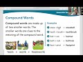 Exploring Compound Words