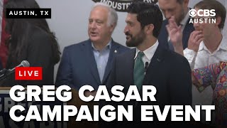 WATCH LIVE: Congressman Greg Casar holds campaign event