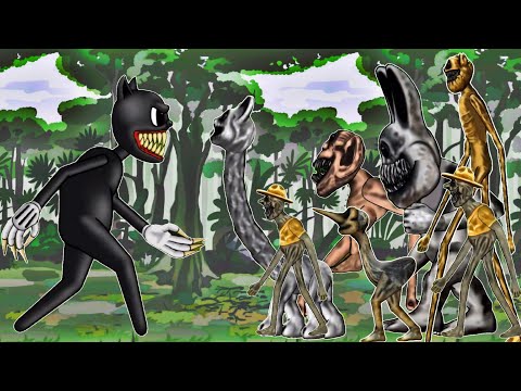 Cartoon Cat vs Zoonomaly Monsters - Drawing Cartoons 2