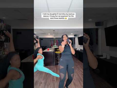 Did she earn it? 😅🩵@mamaandkenn #momanddaughter #viral #trending #funny #relatable #dancetrend