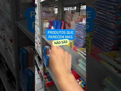 Produtos que parecem mais não são #materialescolar #papelaria #shortvideoviral