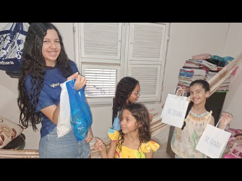 Maratona de férias preparativos para nosso festa de férias com a família Alves vai ter brindes 