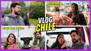 VLOG CHILE l PASSEANDO POR SANTIGADO DE ONIBUS, COMPRINHAS, TELEFÉRICO...