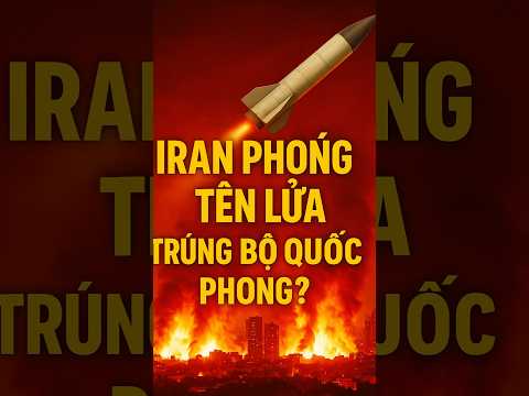 Iran tấn công trúng trung tâm quyền lực Israel? Cú đánh rung chuyển Tel Aviv!#tintuc#iran#israel