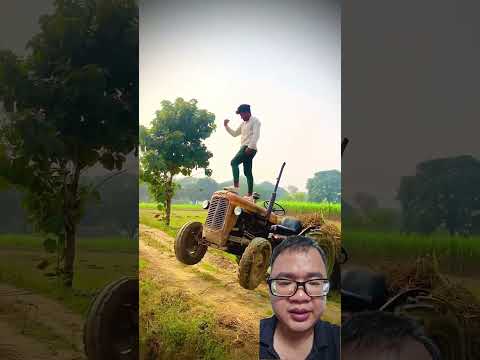 biểu diễn xe kéo #automobile #farming #funny #farmer #comedy #trending #xcavator