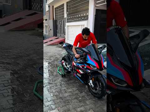 Bmws1000rr exhost change shorts #shorts