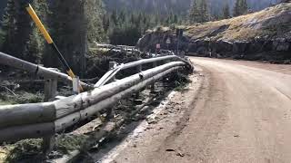 Devastazione sulle Dolomiti
