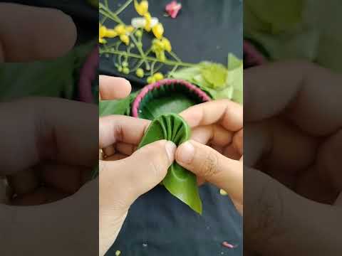 #diy #กลีบใบตอง