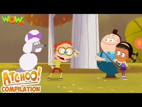 Cute Sa Dog | Atchoo Compilation 16 | Hindi Comedy Cartoons For Kids Wow Kidz