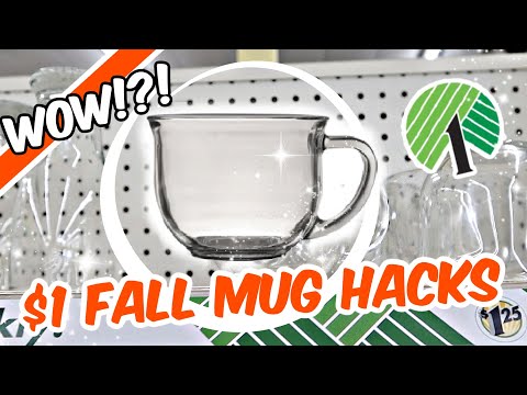 You Won't Believe How I Used DOLLAR TREE Mugs To Make BRILLIANT FALL DIYS!?! Krafts by Katelyn