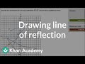 Drawing the Line of Reflection in Geometry