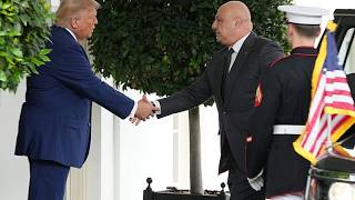 YouTube video thumbnail: Trump Promises US Support for Lebanon in White House Meeting With President