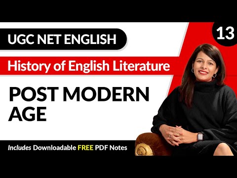 UGC NET English June 2025 | Post Modern Age | History of English Literature
