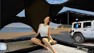 Reckless overland camping trip to beautiful natural ocean pool and beach.No plan adventure