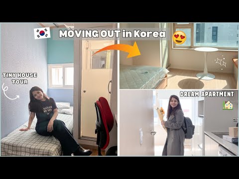 Tiny Apartment Tour in Korea 🇰🇷| Moving Out in Seoul🥰 Packing, House Tour..