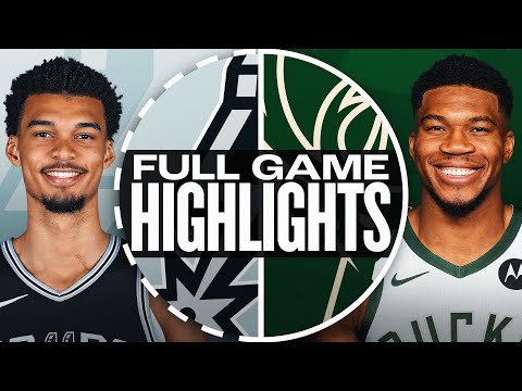 SPURS at BUCKS | FULL GAME HIGHLIGHTS | January 8, 2025