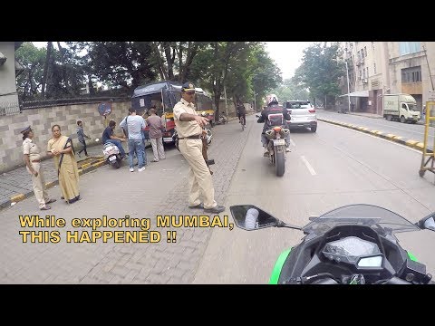 Stopped by Mumbai Police | Exploring Mumbai | Gateway of India | Marine Drive | Mumbai reactions-2