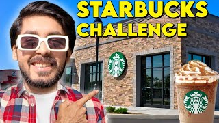 24 hours Starbucks food challenge