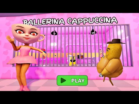 BALLERINA CAPPUCCINA VS BARRY'S PRISON RUN! SCARY OBBY #roblox #obby