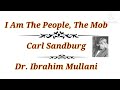 Carl Sandburg Poetry Analysis