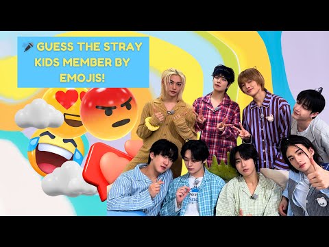 🎤 Guess the Stray Kids Member by Emojis!