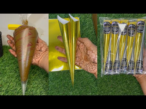 How to make perfect henna paste for dark stain ll How to roll a cone ll How to seal a cone ll