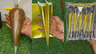 How to make perfect henna paste for dark stain ll How to roll a cone ll How to seal a cone ll