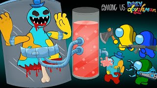 어몽어스Among Us Ties Doey Half Body and Squeezes Its Juice | Funny Among Us Animation