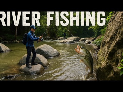 2/06/25 fishing Baby mahser ‼️ sungai ini gile bener ‼️ fishing videos