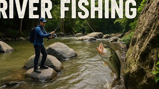 2/06/25 fishing Baby mahser ‼️ sungai ini gile bener ‼️ fishing videos