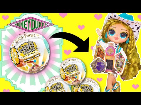 Unboxing MINIVERSE HONEYDUKES Make It Mini Sweets DIY!