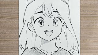 How to Draw a Cute Anime Girl Step-by-Step (Even Beginners Can Do It!)