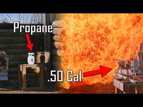 Shooting Propane Tanks = Exploding Fireballs?? - Ballistic High-Speed