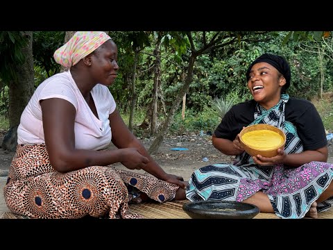 This Food is the Most healthiest Indigenous Traditional DISH in Ghana | African Village Food