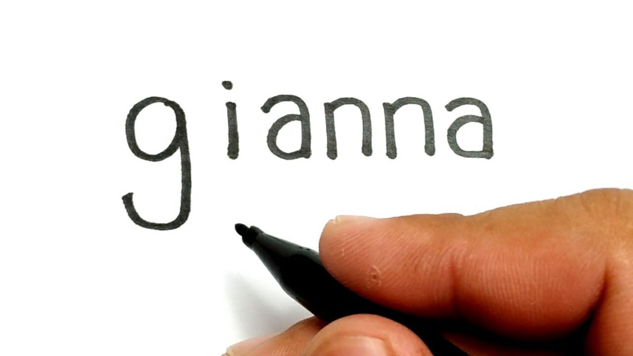 REST IN PEACE, how to turn words GIANNA into Kobe Bryant daughter's Gianna Bryant - LET'S DRAW