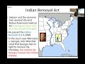 Indian Removal Act and Trail of Tears