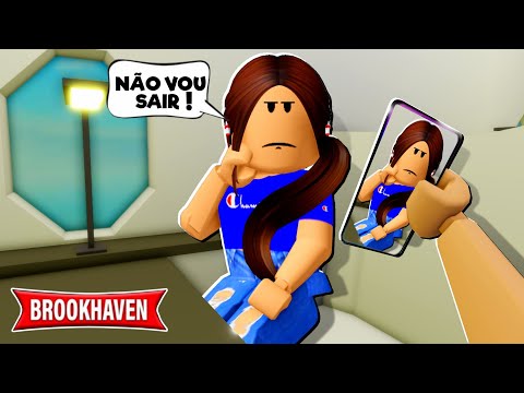 A MENINA FICOU RICA por NÃO DAR seu LUGAR na JANELA do AVIÃO | Historinhas Brookhaven Roblox