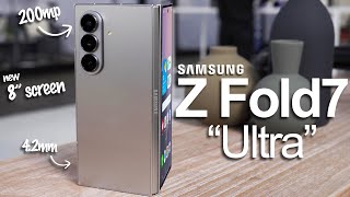The Samsung Galaxy Z Fold7 Is Now "Ultra"