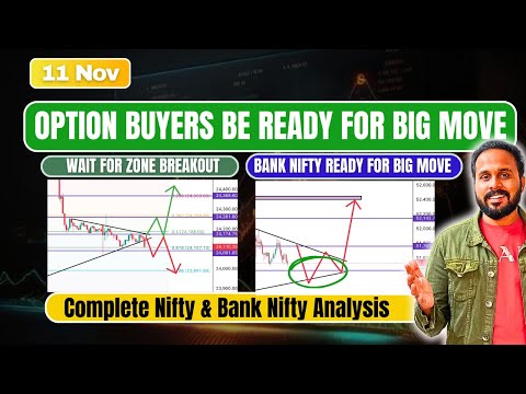 NIFTY PREDICTION FOR TOMORROW & BANK NIFTY ANALYSIS in English FOR 11 November 2024