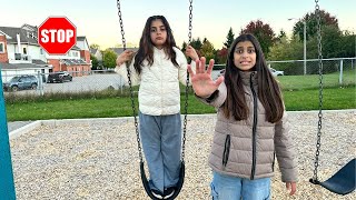 Deema and Sally teach Safety Rules and good Behavior Adventure at the Playground