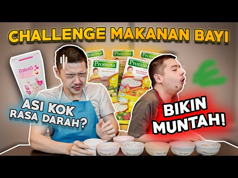 YANG KALAH MINUM ASI?! MAKANAN BAYI BIKIN MUNTAH!!