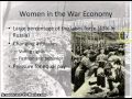 Impact of War and Society