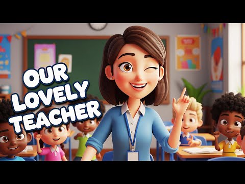 Our Lovely Teacher | Nursery Rhyme for Kids | Thank You Teacher Song | Preschool Rhymes 👩‍🏫🎵