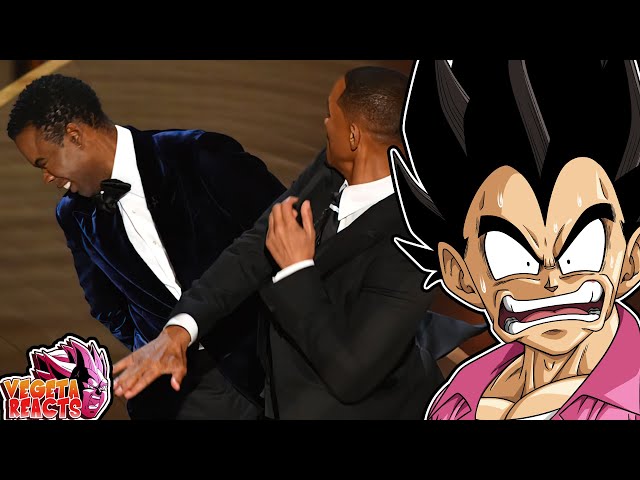 Vegeta Reacts To Will Smith Slapping Chris Rock