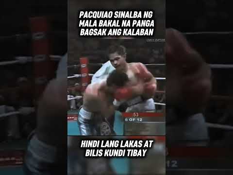MANNY PACQUIAO MUNTIK NG BUMAGSAK ANG TIBAY NG PANGA | Manny Pacquiao highlights